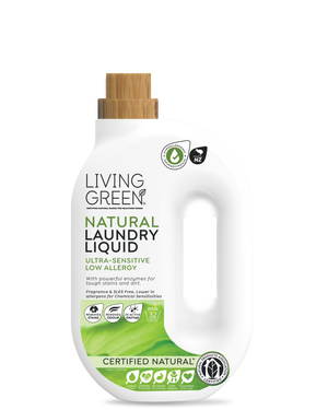 Laundry Liquid. Certified Natural, Ultra-Sensitive and Low Allergy, 1L.