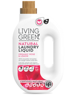 Living Green Certified Natural Laundry Liquid, Organic Rose & Lemon, 2L