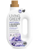 Living Green, Certified Natural Laundry Liquid, Organic Lavender and Aloe, 2L