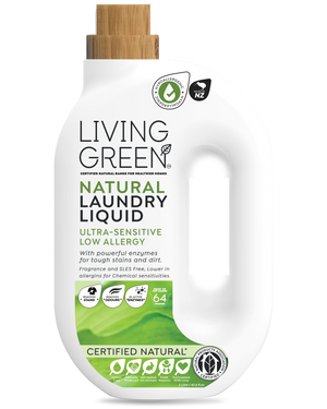 Laundry Liquid. Certified Natural, Ultra-Sensitive and Low Allergy, 2L.